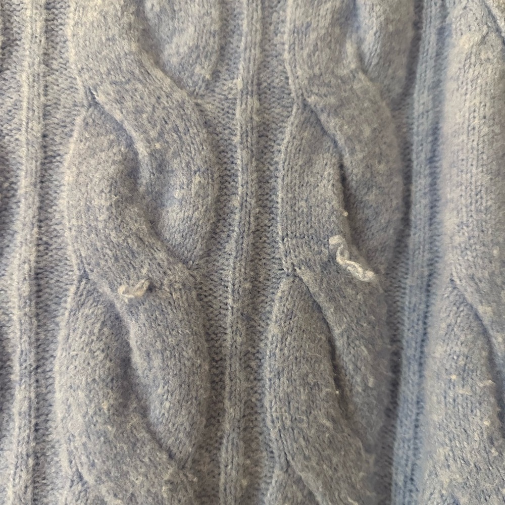 Aerie periwinkle Blue Cable Knit Sweater - Picture 6 of 7